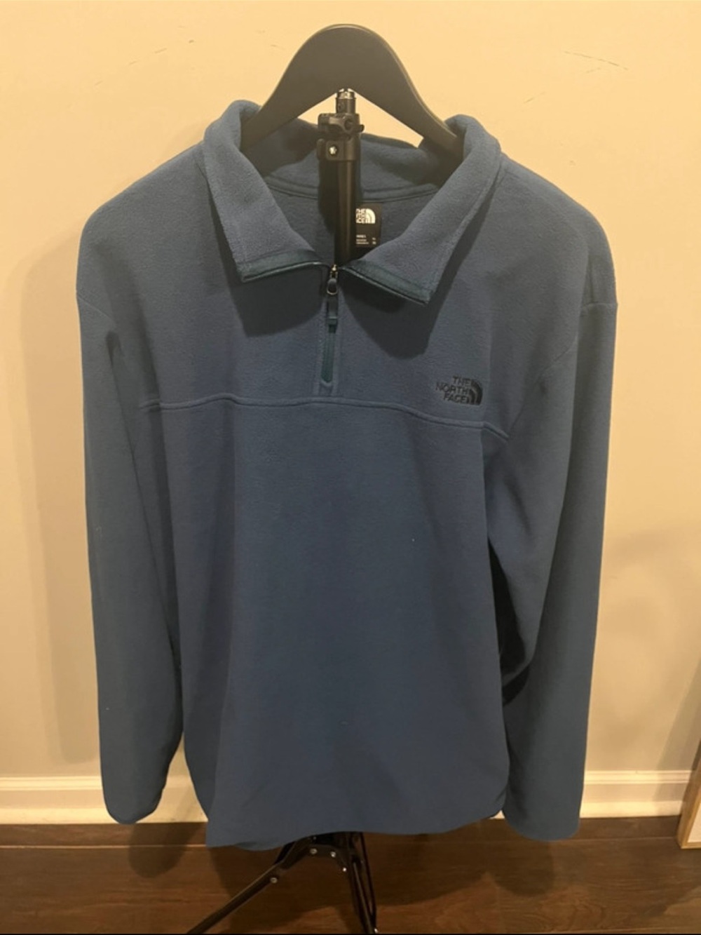 The North Face Men’s Blue Half-Zip Fleece Pullover
